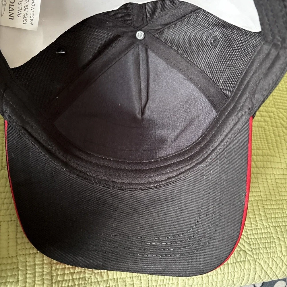 Invicta Gear Limited 1837 Baseball Hat (IG0301) Black Red New